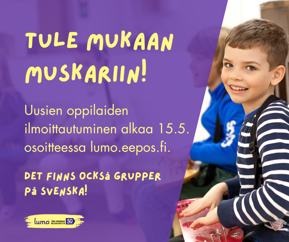 Tule Mukaan Muskariin! - Länsi-Uudenmaan Musiikkiopisto