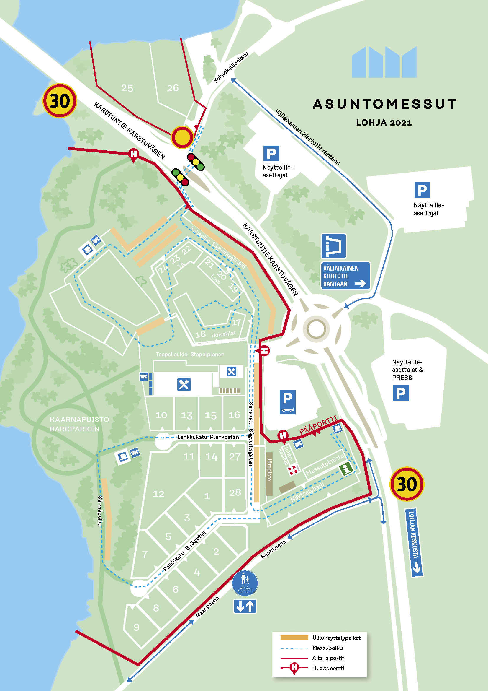 Kartta A4_2021_liikennejärjestely - Lohja
