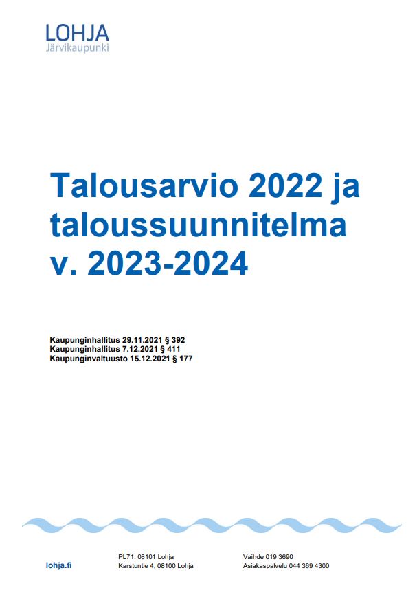 Strategia Ja Talous - Lohja